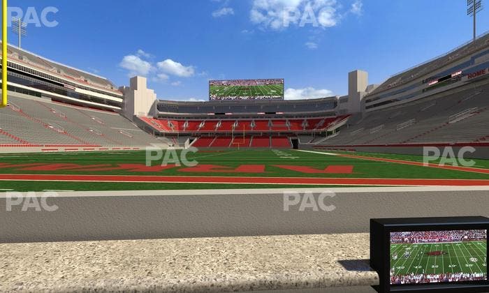 Razorback Stadium - Section Loge 5 Seat View