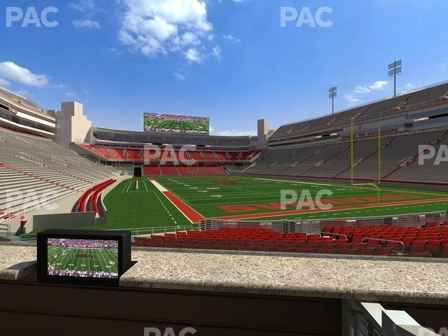 Razorback Stadium - Section Loge 50 Seat View
