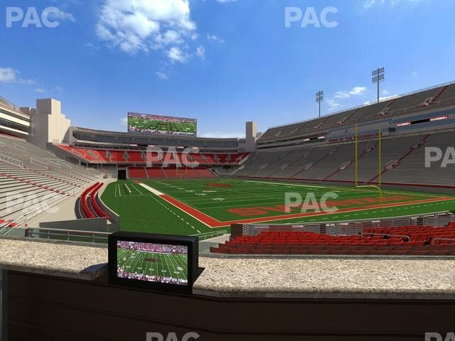 Razorback Stadium - Section Loge 51 Seat View