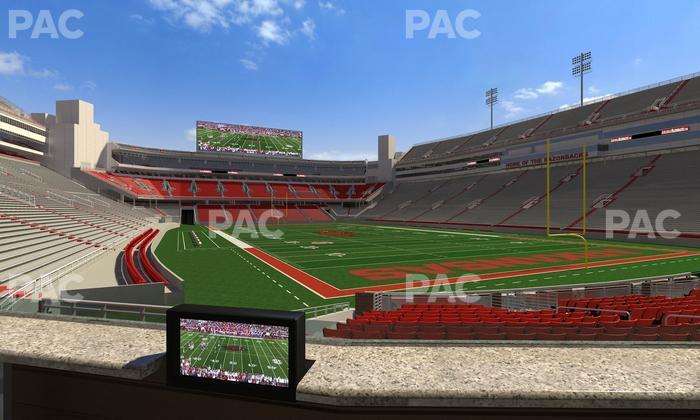 Razorback Stadium - Section Loge 51 Seat View