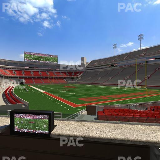 Razorback Stadium - Section Loge 52 Seat View