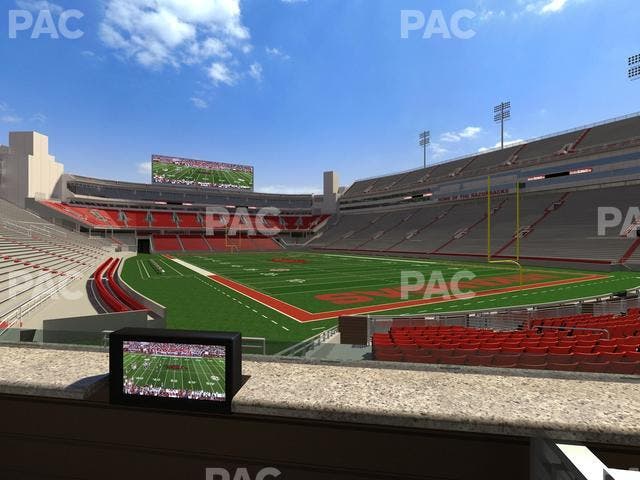 Razorback Stadium - Section Loge 52 Seat View