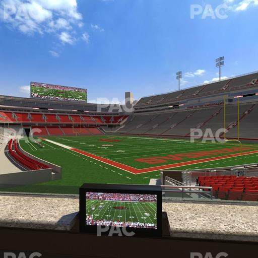 Razorback Stadium - Section Loge 53 Seat View