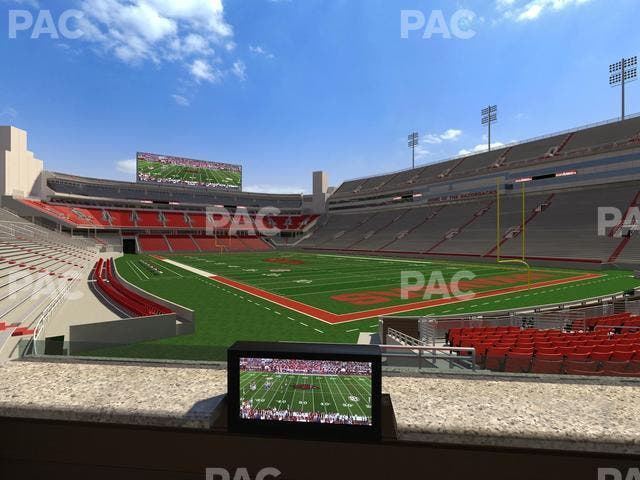 Razorback Stadium - Section Loge 53 Seat View