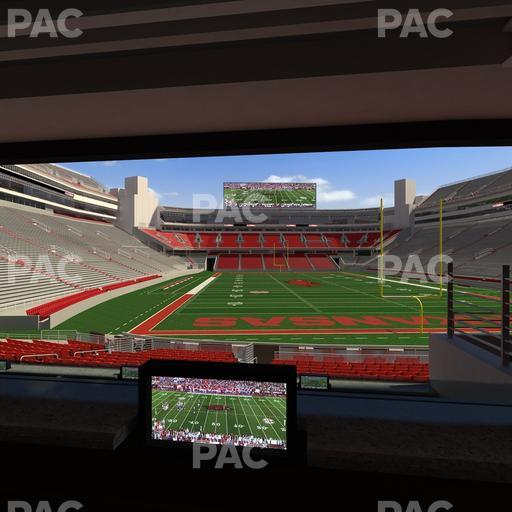 Razorback Stadium - Section Loge 54 Seat View