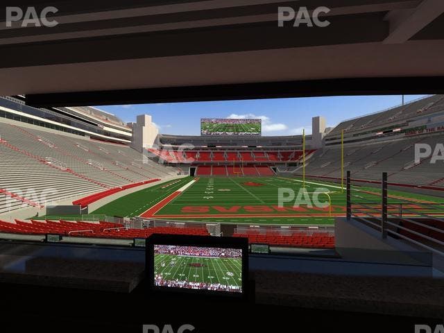Razorback Stadium - Section Loge 54 Seat View