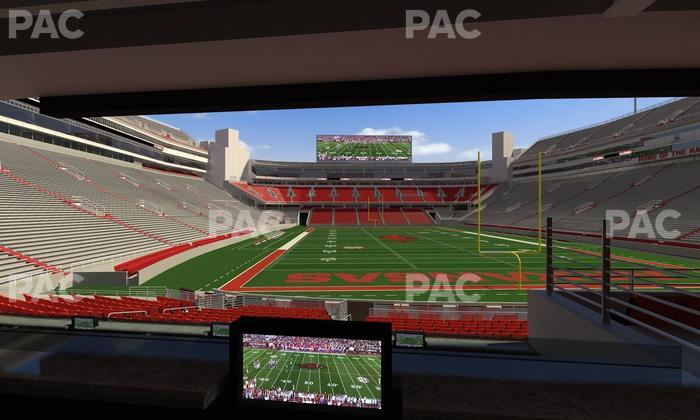 Razorback Stadium - Section Loge 54 Seat View