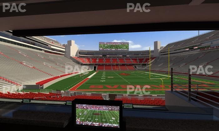 Razorback Stadium - Section Loge 54 Seat View