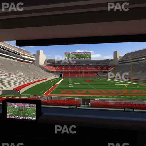 Razorback Stadium - Section Loge 55 Seat View