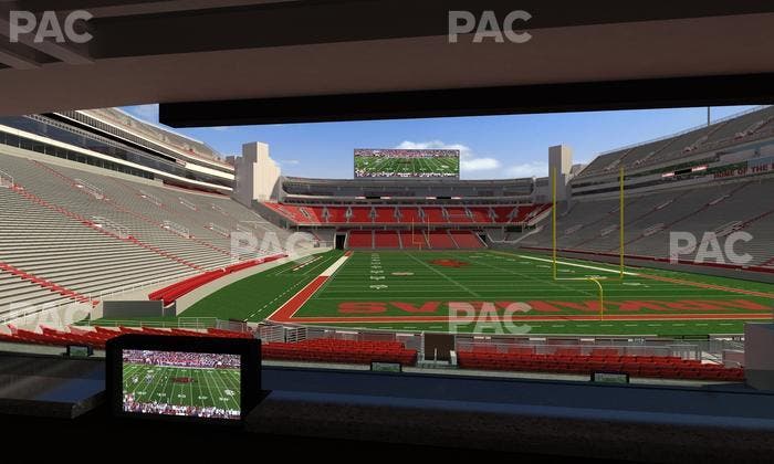 Razorback Stadium - Section Loge 55 Seat View