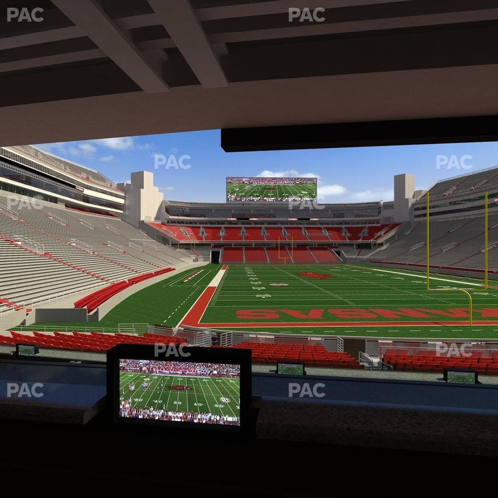 Razorback Stadium - Section Loge 56 Seat View