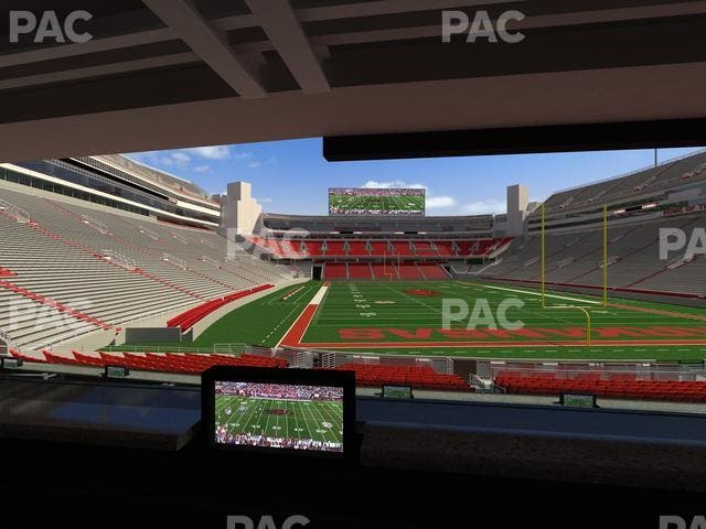 Razorback Stadium - Section Loge 56 Seat View