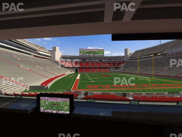 Razorback Stadium - Section Loge 57 Seat View Razorback Stadium - Section Loge 57 Seat View