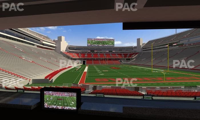 Razorback Stadium - Section Loge 57 Seat View