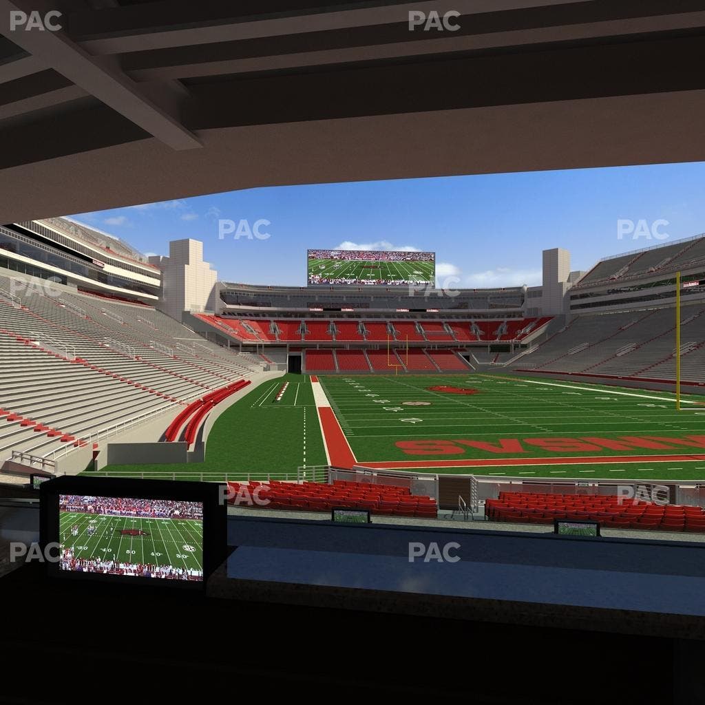 Razorback Stadium - Section Loge 59 Seat View