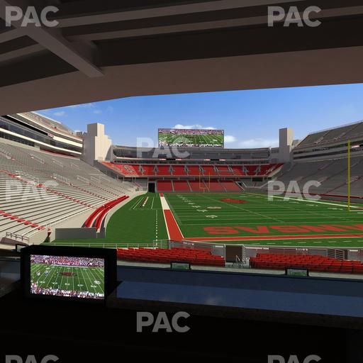 Razorback Stadium - Section Loge 59 Seat View