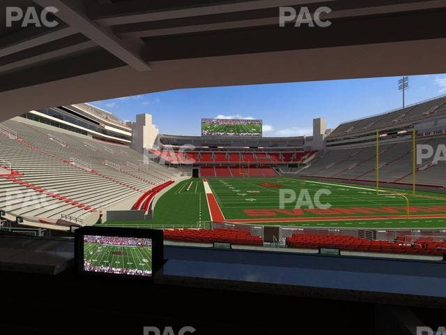 Razorback Stadium - Section Loge 59 Seat View