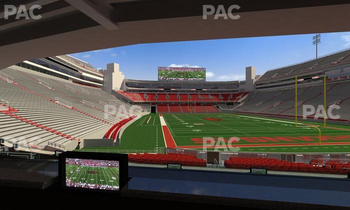Razorback Stadium - Section Loge 59 Seat View