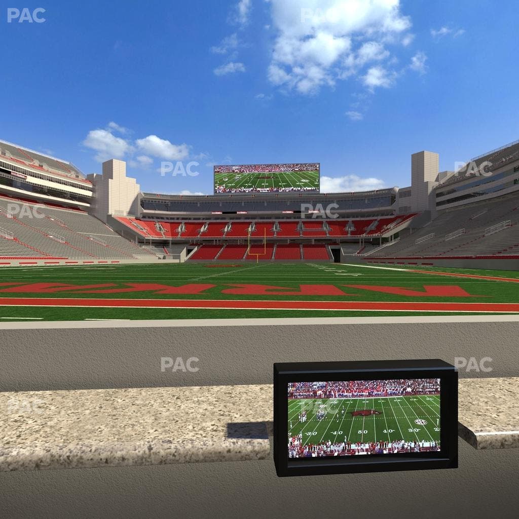 Razorback Stadium - Section Loge 6 Seat View