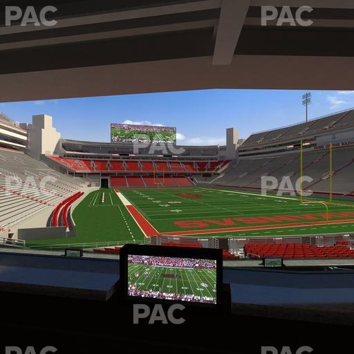Razorback Stadium - Section Loge 60 Seat View