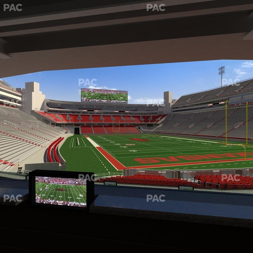 Razorback Stadium - Section Loge 61 Seat View