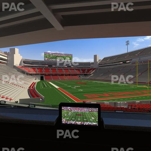 Razorback Stadium - Section Loge 62 Seat View