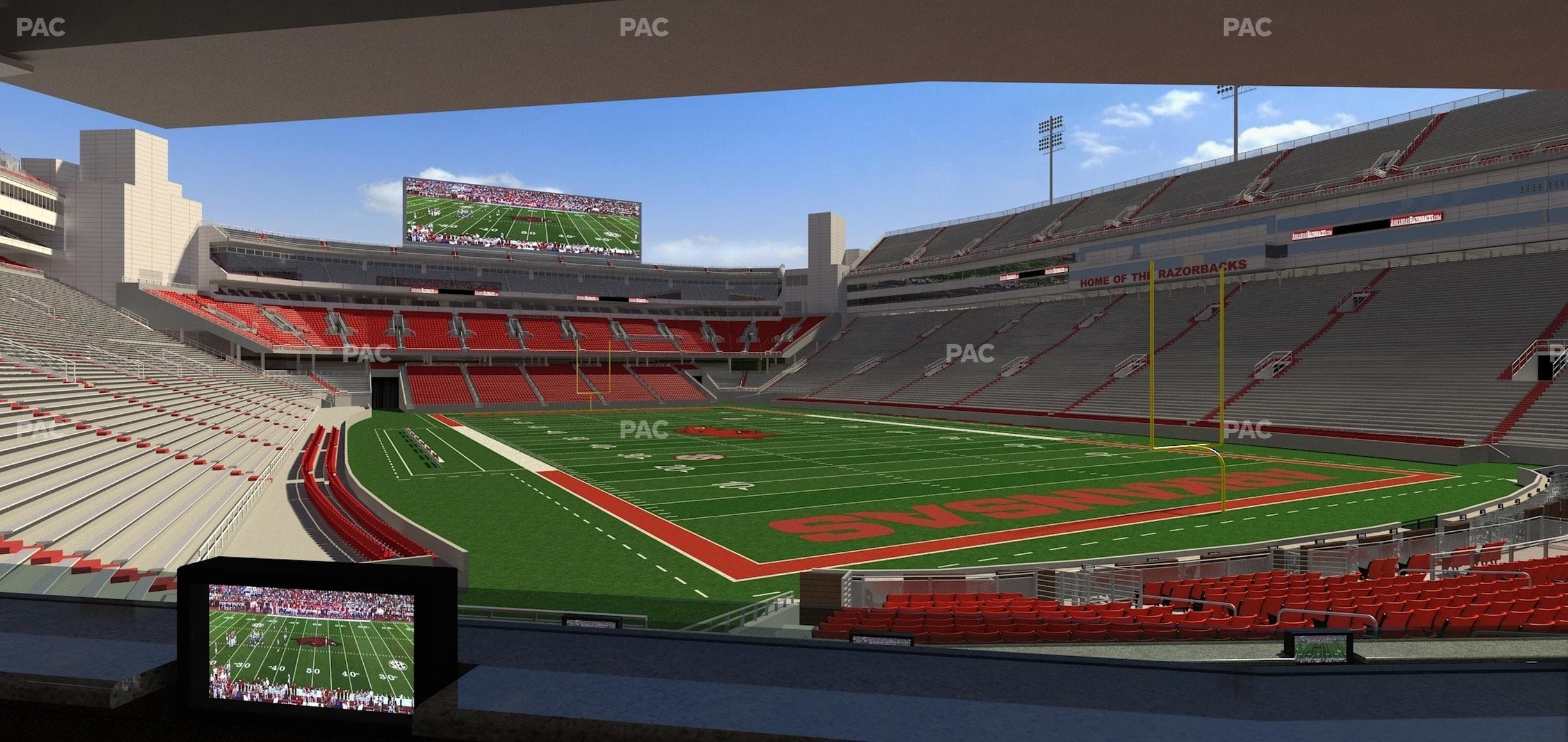 Razorback Stadium - Section Loge 63 Seat View