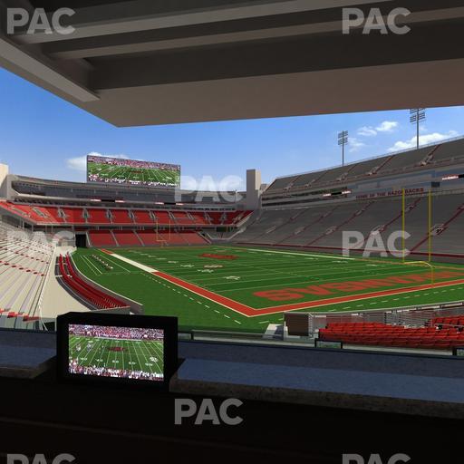 Razorback Stadium - Section Loge 64 Seat View
