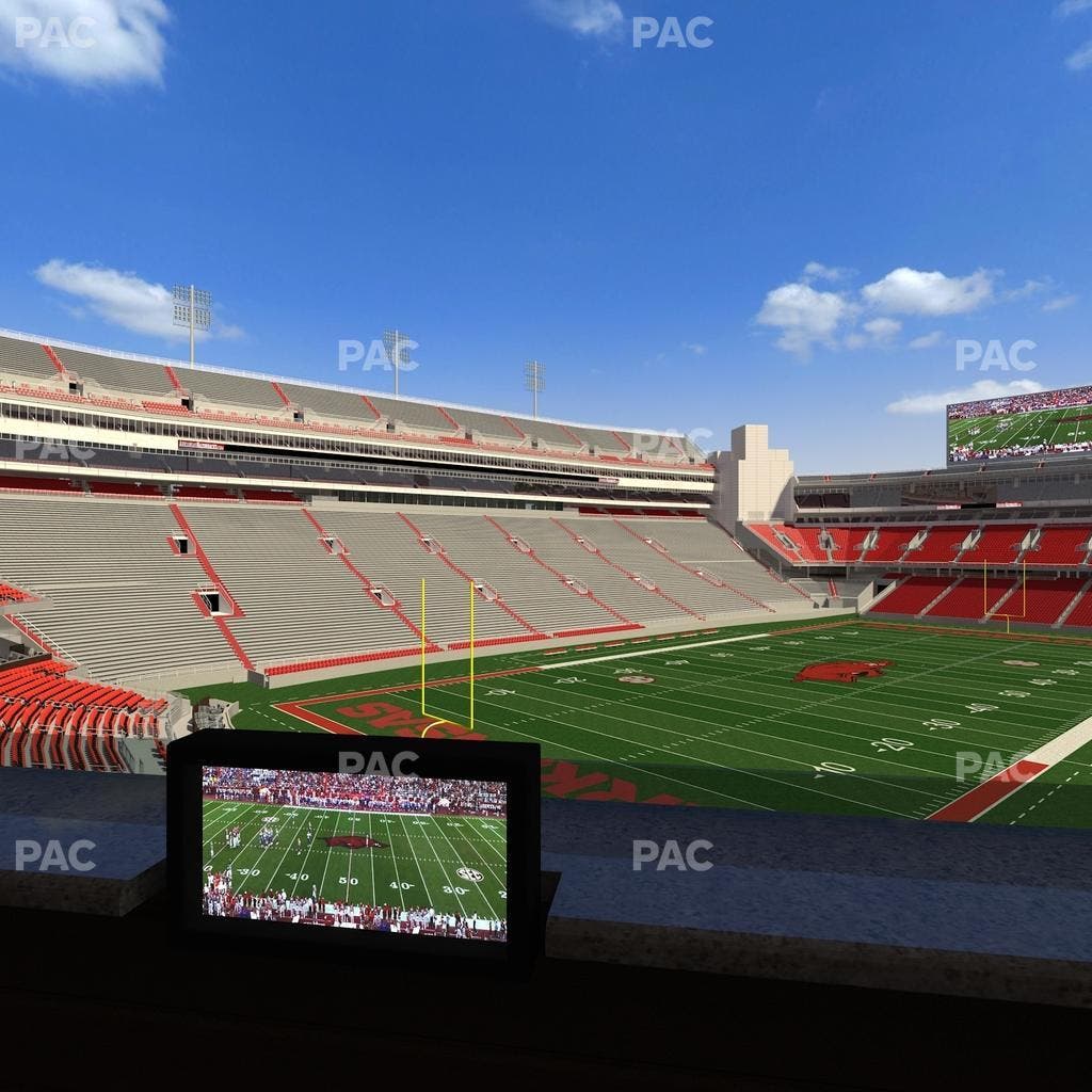 Razorback Stadium - Section Loge 66 Seat View