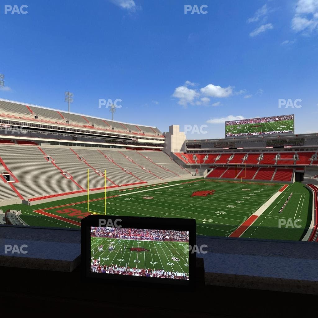 Razorback Stadium - Section Loge 67 Seat View