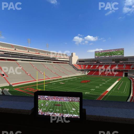 Razorback Stadium - Section Loge 67 Seat View