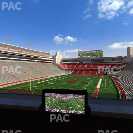 Razorback Stadium - Section Loge 69 Seat View
