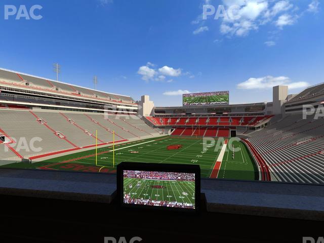 Razorback Stadium - Section Loge 69 Seat View Razorback Stadium - Section Loge 69 Seat View