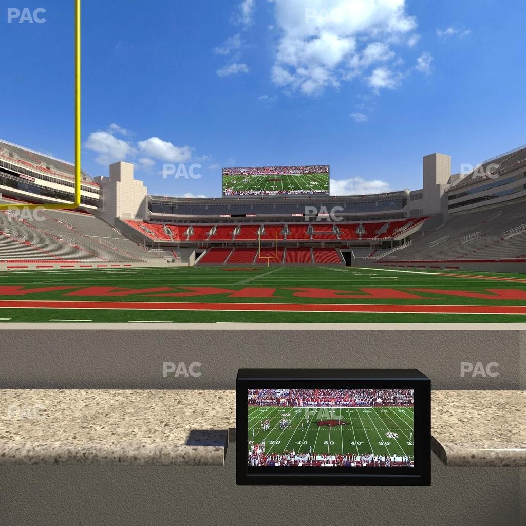 Razorback Stadium - Section Loge 7 Seat View