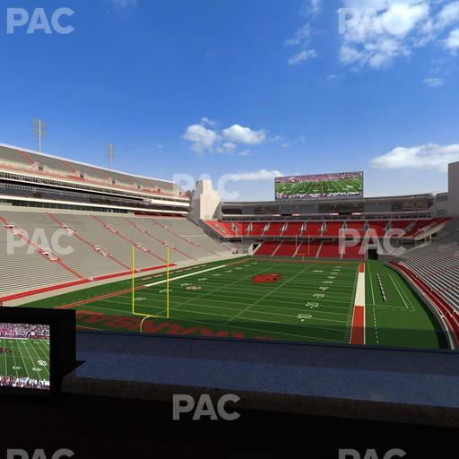Razorback Stadium - Section Loge 70 Seat View
