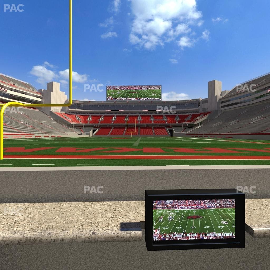 Razorback Stadium - Section Loge 8 Seat View