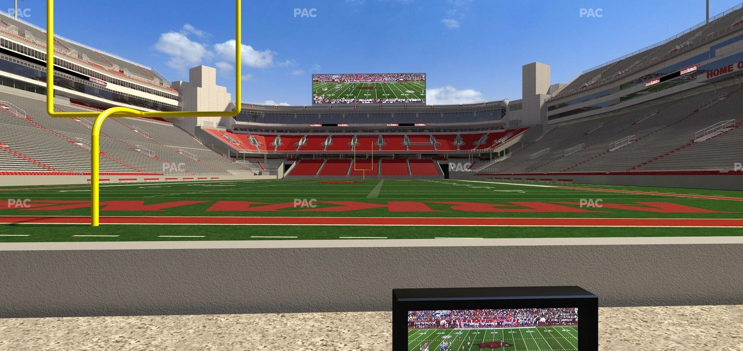 Razorback Stadium - Section Loge 8 Seat View