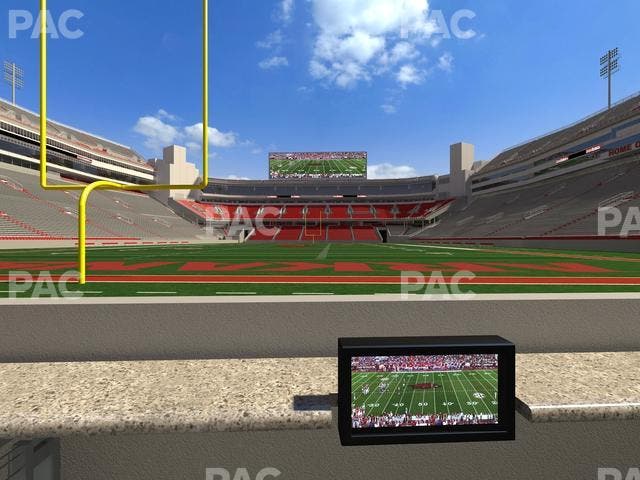 Razorback Stadium - Section Loge 8 Seat View