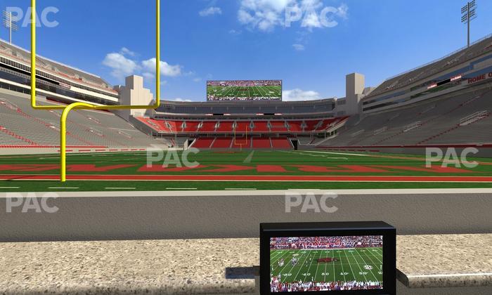Razorback Stadium - Section Loge 8 Seat View