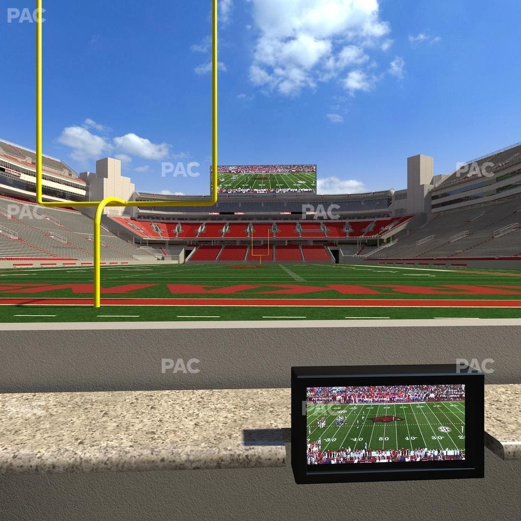 Razorback Stadium - Section Loge 9 Seat View