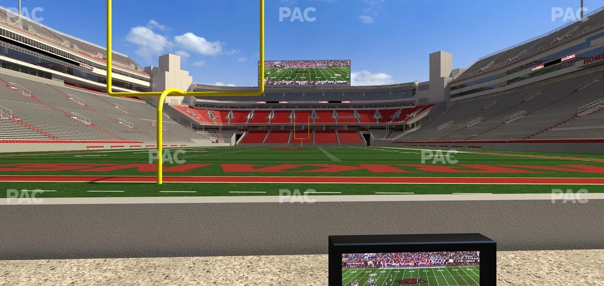Razorback Stadium - Section Loge 9 Seat View