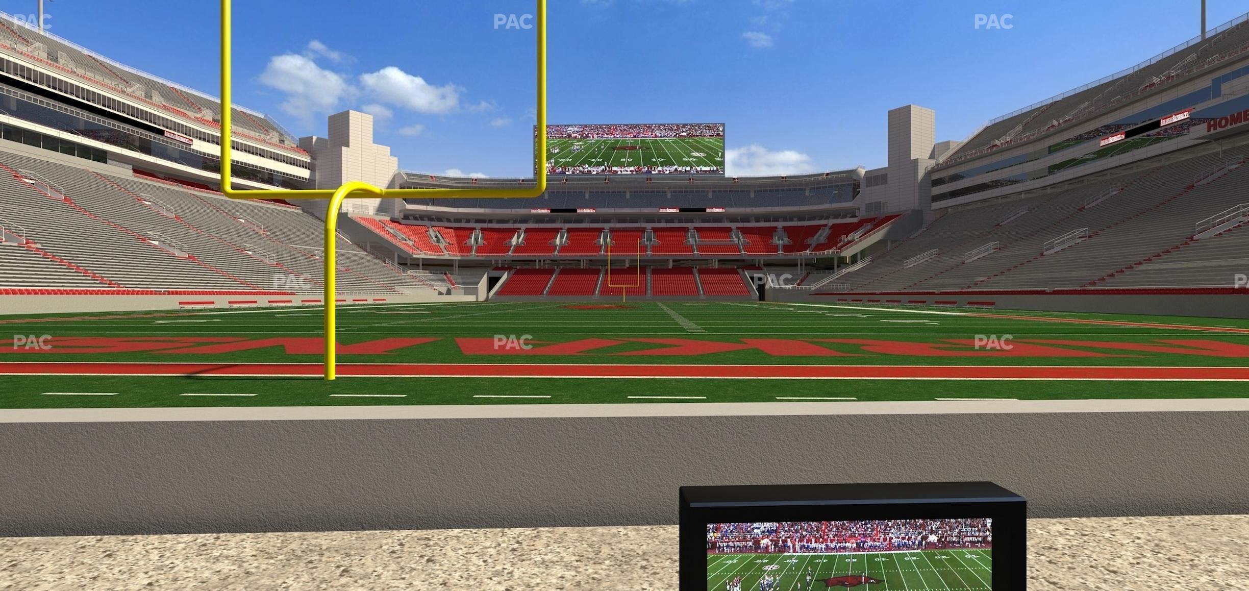 Razorback Stadium - Section Loge 9 Seat View