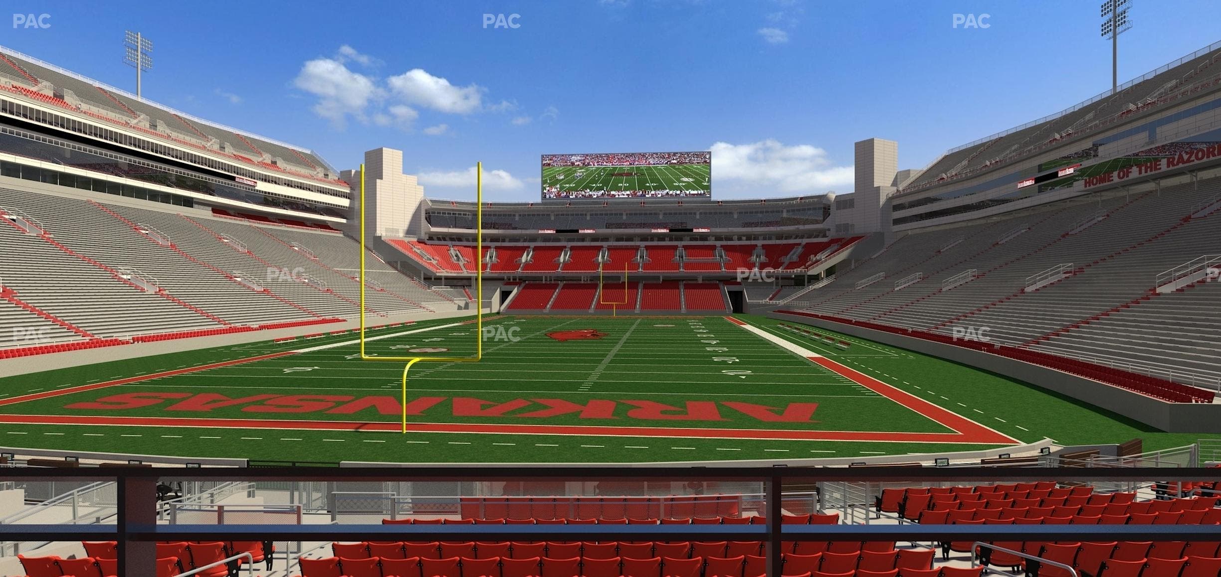 Razorback Stadium - Section Suite 1 Seat View