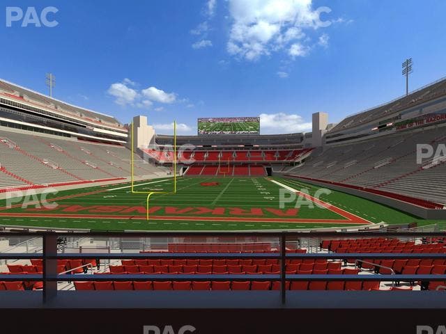 Razorback Stadium - Section Suite 1 Seat View