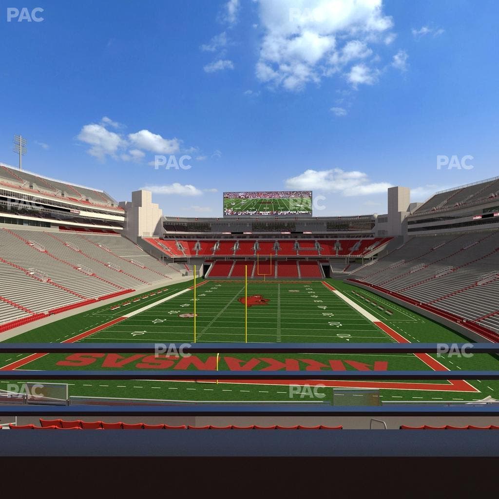 Razorback Stadium - Section Suite 10 Seat View