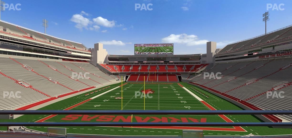 Razorback Stadium - Section Suite 10 Seat View