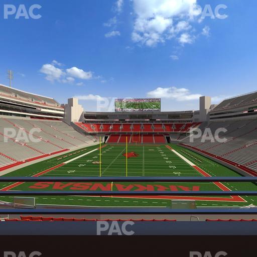 Razorback Stadium - Section Suite 10 Seat View