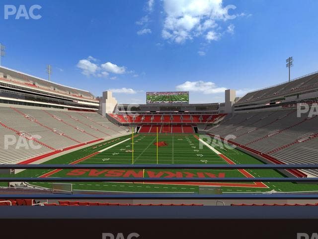 Razorback Stadium - Section Suite 10 Seat View