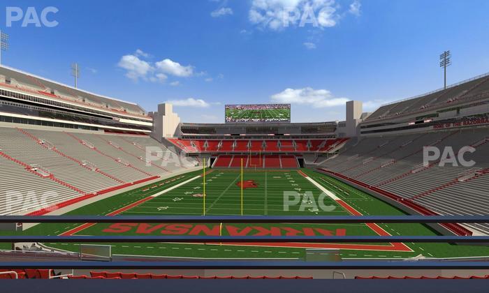 Razorback Stadium - Section Suite 10 Seat View