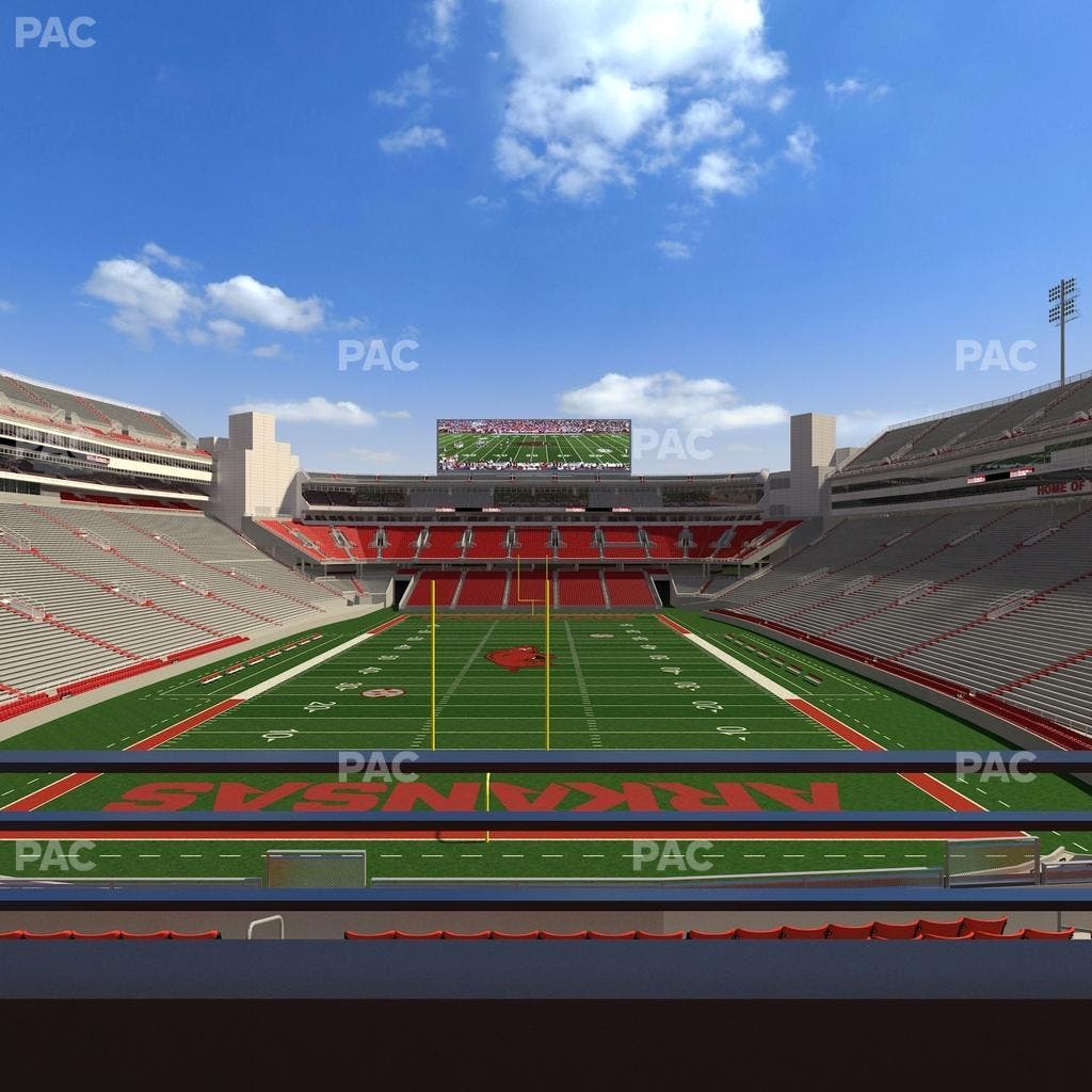 Razorback Stadium - Section Suite 11 Seat View